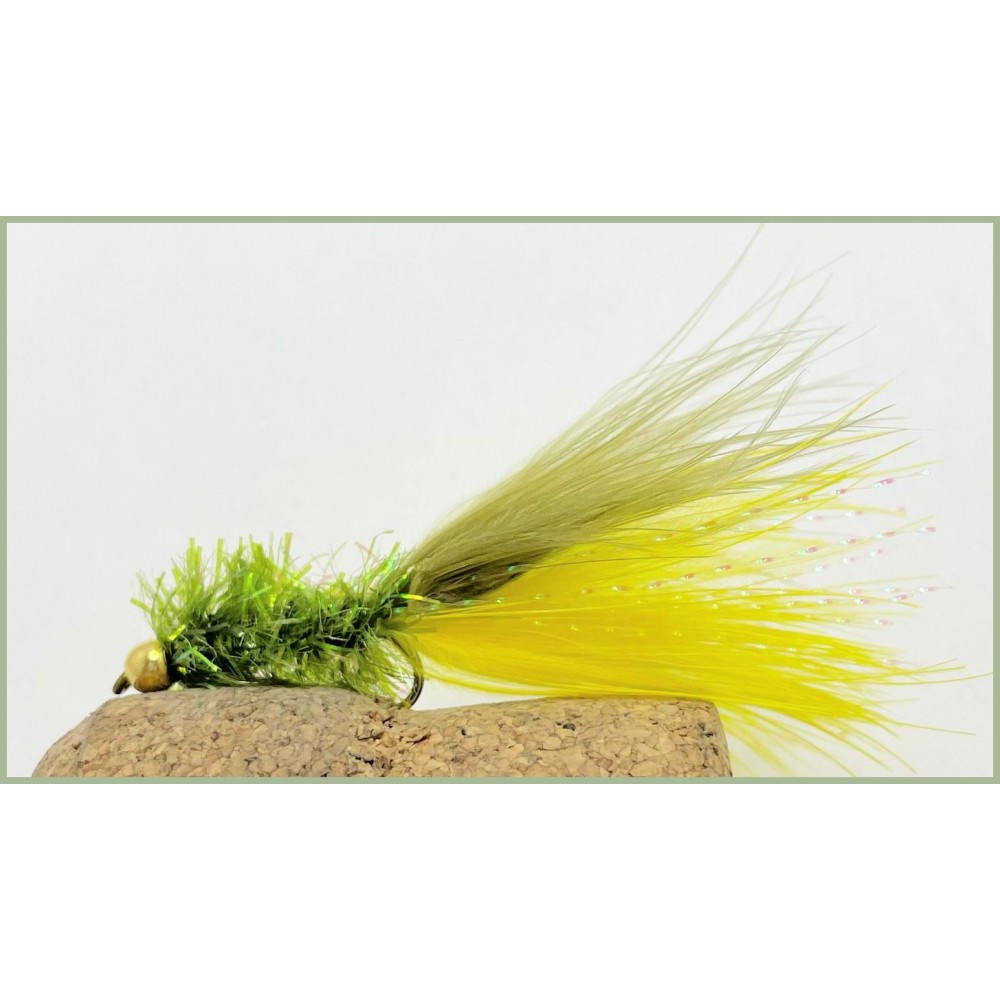 Barbless Olive Goldhead Lure Flys fritz fishing fly, winter fly fishing